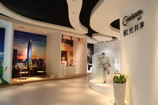 极成Geosheen全景式LED照明光体验中心